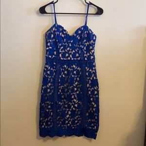 Lulus lace bodycon dress, size S